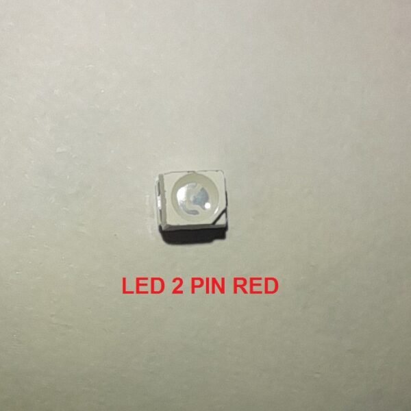 LED 2 PIN ROUGE
