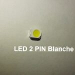 LED 2 PIN BLANCHE